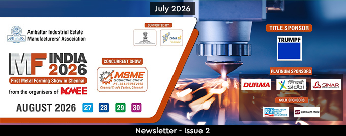 Metal Forming India 2026 — 27–30 August 2026 — Chennai Trade Centre