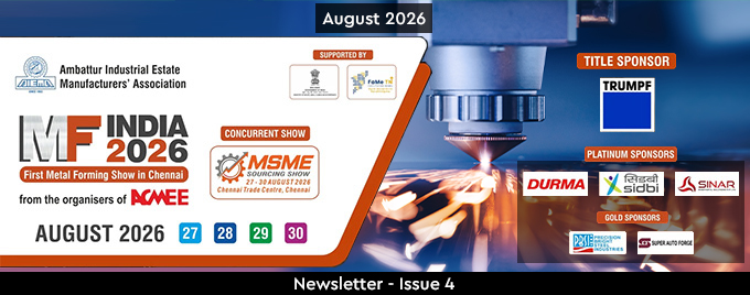 Metal Forming India 2026 — 27–30 August 2026 — Chennai Trade Centre